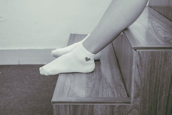 bílé ponožky 